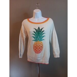 Loft Women's Pineapple Knit Sweater M